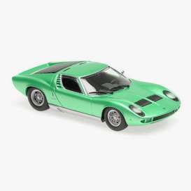 Lamborghini  - Miura 1966 green - 1:87 - Minichamps - 870103022 - mc870103022 | Toms Modelautos