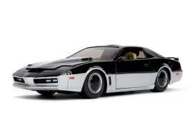 Pontiac  - Firebird *Knightrider KARR* 1982 black/silver - 1:24 - Jada Toys - 31115 - jada31115 | Toms Modelautos