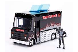 Deadpool  - Taco Truck 2016 black/silver - 1:24 - Jada Toys - 30540 - jada30540 | Toms Modelautos