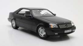 Mercedes Benz  - 600SEC 1992 black - 1:18 - Cult Models - CML079-2 - CML079-2 | Toms Modelautos