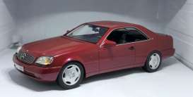 Mercedes Benz  - 600SEC 1992 red - 1:18 - Cult Models - CML079-3 - CML079-3 | Toms Modelautos