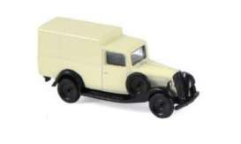 Citroen  - U11 1935 cream/black - 1:87 - Norev - 159926 - nor159926 | Toms Modelautos