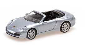 Porsche  - 911 2013 silver - 1:87 - Minichamps - 870068032 - mc870068032 | Toms Modelautos