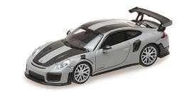 Porsche  - 911 2018 grey - 1:87 - Minichamps - 870068122 - mc870068122 | Toms Modelautos
