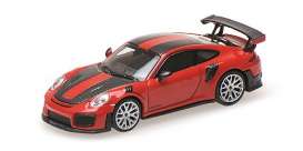 Porsche  - 911 2018 red - 1:87 - Minichamps - 870068126 - mc870068126 | Toms Modelautos