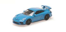 Porsche  - 911 2017 blue - 1:87 - Minichamps - 870067324 - mc870067324 | Toms Modelautos