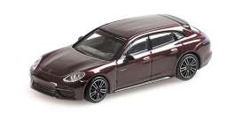 Porsche  - Panamera Sport 2017 red - 1:87 - Minichamps - 870067114 - mc870067114 | Toms Modelautos