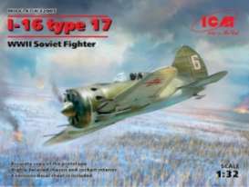 Planes  - I-16 Type 17  - 1:32 - ICM - 32005 - icm32005 | Toms Modelautos