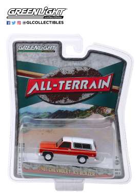Chevrolet - K5 Blazer 1981 orange/white - 1:64 - GreenLight - 35150B - gl35150B | Toms Modelautos Chevrolet - K5 Blazer 1981 orange/white - 1:64 - GreenLight - 35150B - gl35150B | Toms Modelautos