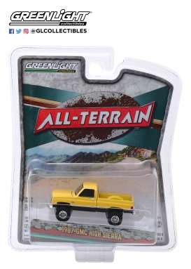 GMC  - High Sierra 1987 yellow/black - 1:64 - GreenLight - 35150C - gl35150C | Toms Modelautos