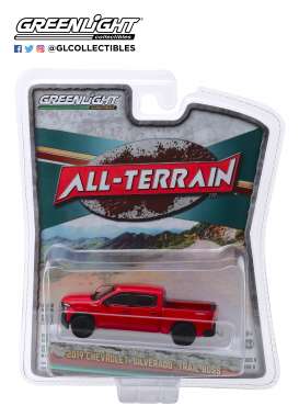 Chevrolet  - Silverado 2019 red hot - 1:64 - GreenLight - 35150F - gl35150F | Toms Modelautos