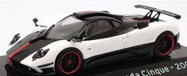 Pagani  - Zonda 2009 white/black/red - 1:18 - Almost Real - 850501 - ALM850501 | Toms Modelautos