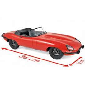 Jaguar  - E-Type Cabriolet 1962 red - 1:12 - Norev - 122720 - nor122720 | Toms Modelautos