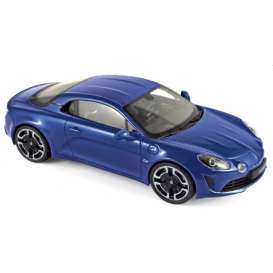 Alpine Renault - A110 2018 blue - 1:18 - Norev - 185310 - nor185310 | Toms Modelautos