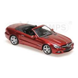 Mercedes Benz  - SL-Class 2008 red - 1:43 - Maxichamps - 940037530 - mc940037530 | Toms Modelautos