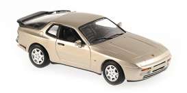 Porsche  - 944 1989 beige - 1:43 - Maxichamps - 940062220 - mc940062220 | Toms Modelautos