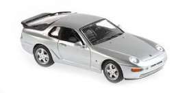 Porsche  - 968 CS 1993 silver - 1:43 - Maxichamps - 940062320 - mc940062320 | Toms Modelautos