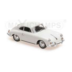 Porsche  - 356 B Coupe 1959 grey - 1:43 - Maxichamps - 940064301 - mc940064301 | Toms Modelautos
