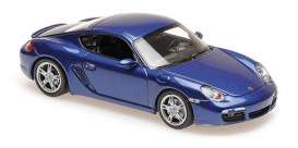 Porsche  - Cayman S 2005 blue - 1:43 - Maxichamps - 940065621 - mc940065621 | Toms Modelautos