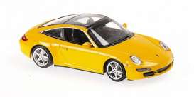 Porsche  - 911 2006 yellow - 1:43 - Maxichamps - 940066161 - mc940066161 | Toms Modelautos