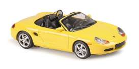 Porsche  - Boxster 1999 yellow - 1:43 - Maxichamps - 940068030 - mc940068030 | Toms Modelautos