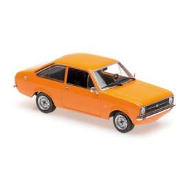 Ford  - Escort 1975 orange - 1:43 - Maxichamps - 940084101 - mc940084101 | Toms Modelautos