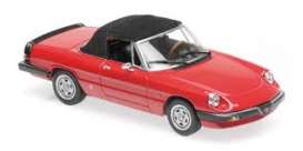 Alfa Romeo  - Spider 1983 red - 1:43 - Maxichamps - 940120761 - mc940120761 | Toms Modelautos