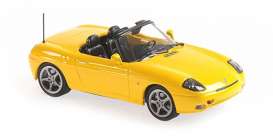 Fiat  - Barchetta 1995 yellow - 1:43 - Maxichamps - 940121931 - mc940121931 | Toms Modelautos