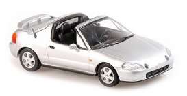 Honda  - Civic Del Sol 1994 silver - 1:43 - Maxichamps - 940191931 - mc940191931 | Toms Modelautos