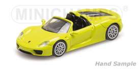 Porsche  - 918 Spyder 2013 gelbgrun - 1:87 - Minichamps - 870062134 - mc870062134 | Toms Modelautos