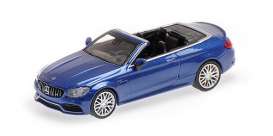 Mercedes Benz  - AMG C63 2016 blue - 1:87 - Minichamps - 870037034 - mc870037034 | Toms Modelautos