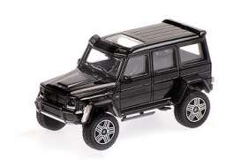 Brabus Mercedes Benz - 4x4² 2016 black - 1:87 - Minichamps - 870037204 - mc870037204 | Toms Modelautos