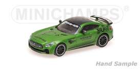 Mercedes Benz  - AMG GT-R 2017 green - 1:87 - Minichamps - 870037224 - mc870037224 | Toms Modelautos