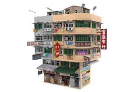 diorama  - Bd11 Hong Kong Old Tenements  - 1:64 - Tiny Toys - ATS64018 - tinyATS64018 | Toms Modelautos