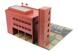diorama  - Ps1 Fire Station Diorama  - 1:64 - Tiny Toys - ATS64013 - tinyATS64013 | Toms Modelautos