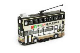 Tramcars  - brown/white - 1:110 - Tiny Toys - KMBM2017079 - tinyKMBM2017079 | Toms Modelautos