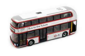 Routemaster  - silver/red - 1:110 - Tiny Toys - ATC64212 - tinyATC64212 | Toms Modelautos