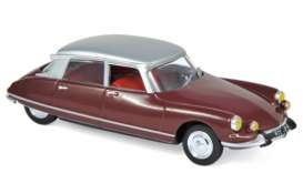 Citroen  - DS 21 Pallas 1967 red - 1:43 - Norev - 157081 - nor157081 | Toms Modelautos
