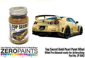 Zero Paints Paint - Top Secret Gold Pearl - Zero Paints - ZP1042 | Toms Modelautos