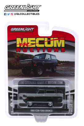 Ford  - Bronco 1968 black - 1:64 - GreenLight - 37190B - gl37190B | Toms Modelautos