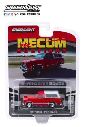 Chevrolet  - K5 Blazer 1991 red - 1:64 - GreenLight - 37190E - gl37190E | Toms Modelautos