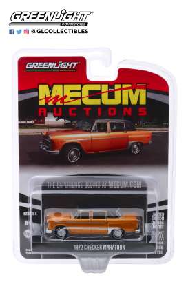 Checker  - Marathon 1972 brown - 1:64 - GreenLight - 37190F - gl37190F | Toms Modelautos