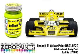 Zero Paints Paint - Renault F1 Yellow RS01-RE20 60 - Zero Paints - ZP1085 | Toms Modelautos