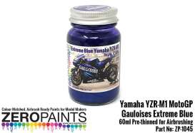Zero Paints Paint - Yamaha MotoGP  Extreme blue - Zero Paints - ZP1045 | Toms Modelautos