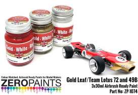 Zero Paints Paint - Gold Leaf Team Lotus  - Zero Paints - ZP1074 | Toms Modelautos