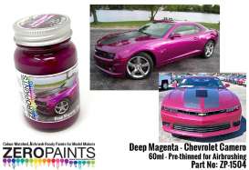 Zero Paints Paint - Deep Magenta Chevrolet Camaro - Zero Paints - ZP1504 | Toms Modelautos