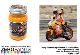 Zero Paints Paint - Orange Repsol Honda212V - Zero Paints - ZP1506 | Toms Modelautos