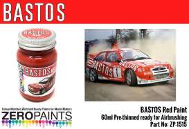 Zero Paints Paint - Bastos Red - Zero Paints - ZP1515 | Toms Modelautos