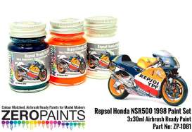 Zero Paints Paint - Repsol Honda NSR500 1998 Paint - Zero Paints - ZP1081 | Toms Modelautos