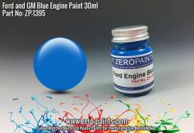 Zero Paints Paint - Ford and GM Blue Engine paint - Zero Paints - ZP1395 | Toms Modelautos